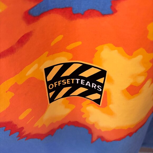 Denim Tears X Offset Blue Loose Round Neck T-Shirt - Picture 2 of 5